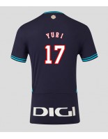 Moške Nogometnih dresov Athletic Bilbao Yuri Berchiche #17 Gostujoči 2025-26 Kratki rokavi Moške Nogometnih dresov Athletic Bilbao Yuri Berchiche #17 Gostujoči 2025-26 Kratki rokavi